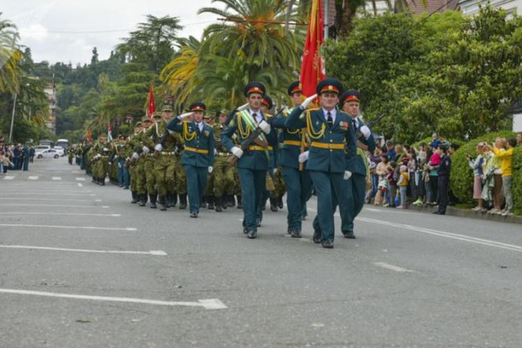 Торжественные мероприятия по случаю Дня Победы и Независимости Абхазии 